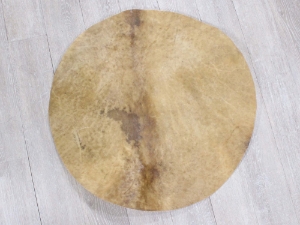Moose Rawhide Drum Cover: 30" moose discs, moose rounds, moose drum covers