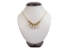 Real 5-Fox Tooth Necklace - 560-1005 (Y2KC02)
