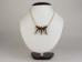 Real 3-Claw North American Badger Necklace - 560-703 (Y2KC16)