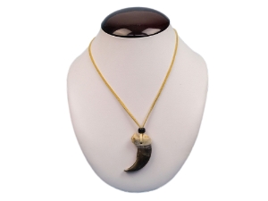 Real Black Bear 1-Claw Necklace: Jumbo Claw 