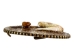 Rattlesnake Belt Buckle: Half Head and Rattle - 598-BB405 (Y1XC02)