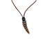 Real Rattlesnake Rattle Necklace with Brown Cord - 598-J30BR-AS (Y1I)