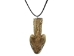 Real Rattlesnake Head Necklace with Mouth Closed - 598-J80C-AS (Y2JC03)