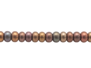 10/0 Czech Glass Seedbead Shiny Copper Aurora Borealis (500 g bag) glass beads