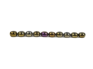 2/0 Seedbead Metallic Brown Iris (500 g bag) glass beads