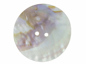 Freshwater Mother Of Pearl Button: 100L (63.5mm or 2.5") 
