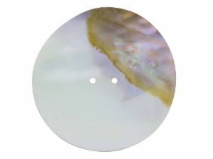 Freshwater Mother Of Pearl Button: 160L (101.6mm or 4") 
