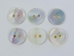 Freshwater Mother Of Pearl Button: 18L (11.6mm or 0.457&quot;) - 675-18L (Y2K)