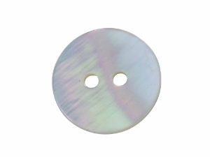 Freshwater Mother Of Pearl Button: 24L (15mm or 0.59") 