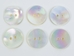 Freshwater Mother Of Pearl Button: 28L (17.8mm or 0.7&quot;) - 675-28L (Y2K)