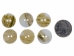 Freshwater Mother Of Pearl Button: 32L (20.5mm or 0.807") - 675-32L (Y2KC18)