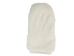 Rabbit Fur Massage Mitt: No Thumb: Lined: White - 696-9NTULWH-S (Y1LRQ)