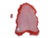 Dyed Icelandic Sheepskin: Coral: 90-100 cm or 36" to 40" - 7-00CO-AS (Y1LRO)