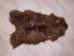 Dyed Icelandic Sheepskin: Chestnut: 110-120cm or 44" to 48" - 7-20CH-AS