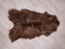 Dyed Icelandic Sheepskin: Chestnut: 110-120cm or 44" to 48" - 7-20CH-AS