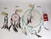 Navajo Dreamcatcher with Plastic Beads: 8" - 70-8 (Y2H)
