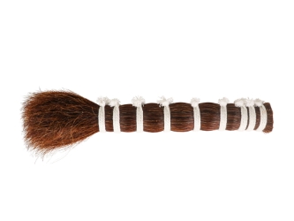 Single Drawn Horse Tail Hair: Brown: 13" to 15" (lb) 