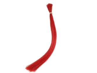 Dyed Horse Tail Hair: Double Drawn: 13-14": Light Red (oz) 