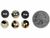 Brown Mother Of Pearl Button: 18L (11.6mm or 0.457") - 872-18L (Y2KC18)