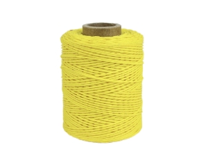 Macrame/Jewelry Twine: Polyester: 2-Ply: Waxed: 2 oz: Yellow 