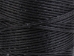 Macrame/Jewelry Twine: Polyester: 3-Ply: Waxed: 2 oz: Black - TW18-3W-2BK (Y3LRH)