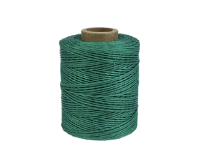 Macrame/Jewelry Twine: Polyester: 3-Ply: Waxed: 2 oz: Emerald Green 
