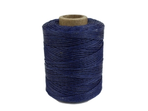 Macrame/Jewelry Twine: Polyester: 3-Ply: Waxed: 2 oz: Navy Blue 