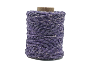Antiqued Hemp Cord: 2-ounce Roll: Purple 