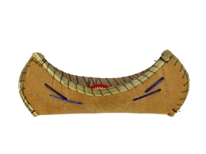 Ojibwa Birchbark Canoe: 5" 