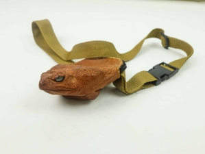 Cane Toad Belt Purse: Khaki Belt change pouch, change purse, coin pouch, coin purse