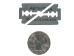 Fur Knife Blade Precut into 2 Triangles - 1139-11 (Y3LRW)