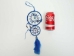 Mother & Child Leather Wrapped Dreamcatcher: 4" - 1144-MC04-AS (Y1KC02)