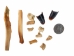 Assorted Small & Broken Loose Deer Bones (1 lb) - 1180-SB-DEE1 (Y1MC09)