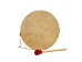 Round Rawhide Drum with Stick: 8" - 1228-08 (Y2DRK)