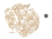 Carved Bone Hairpipe: Style K: 1.5" (100 pcs) - 125-K-C (Y2DC02)