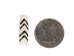 Painted Bone Hairpipe: Style L: 1" (100 pcs) - 125-L-C (Y2DC02)