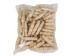 Grooved Bone Hairpipe: Style N: 1.5" (100 pcs) - 125-N-C (Y2DC02)