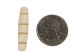 Grooved Bone Hairpipe: Style O: 1.75" (100 pcs) - 125-O-C (Y2DC02)