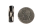 Etched Black Bone Hairpipe: Style R: 1" (100 pcs) - 125-R-C (Y2DC02)
