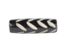 Etched Black Bone Hairpipe: Style S: 1" (100 pcs) - 125-S-C (Y2DC02)