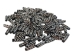 Etched Black Bone Hairpipe: Style S: 1" (100 pcs) - 125-S-C (Y2DC02)
