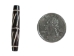 Etched Black Bone Hairpipe: Style T: 1.5" (100 pcs) - 125-T-C (Y2DC02)