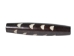 Etched Black Bone Hairpipe: Style W: 1.5" (100 pcs) - 125-W-C (Y2DC02)