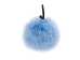 Fur Pompom: Blue/Shadow Fox: Dyed Baby Blue - 1267-BSFBB (Y2FWR)