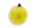 Fur Pompom: Blue/Shadow Fox: Dyed Lemon Yellow - 1267-BSFLY (Y2FWR)