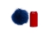 Fur Pompom: Blue/Shadow Fox: Dyed Navy Blue - 1267-BSFNB (Y2FWR)