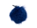 Fur Pompom: Blue/Shadow Fox: Dyed Navy Blue - 1267-BSFNB (Y2FWR)
