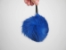 Dyed Blue Czech Rabbit Fur Pompom - 1267-RCBL (Y2ORB)