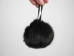 Dyed Dark Brown Czech Rabbit Fur Pompom - 1267-RCDB (Y2ORB)