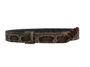 5/8" Real Prairie Rattlesnake Hat Band with Rattle: Dark Color rattlesnake hatbands